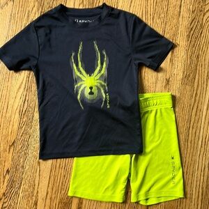 Spyder boys shirt and shorts set, size 5